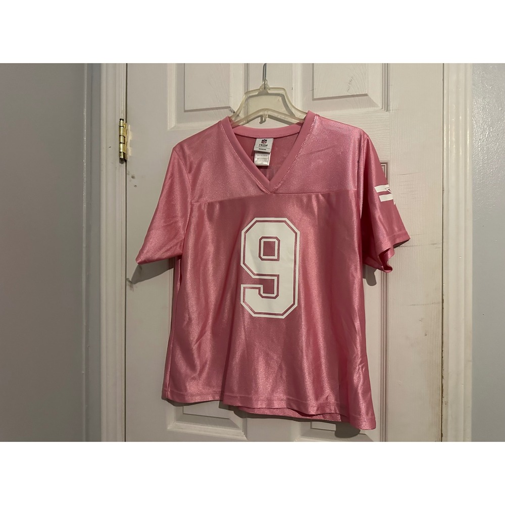 NFL Team Apparel Dallas Cowboys Tony Romo Pink Jersey Womens Large L Number 9